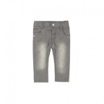 Szare spodnie jeansowe Boboli dla chłopca