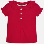 Koszulka polo Mayoral z krótkim rękawem dla dziewczynki