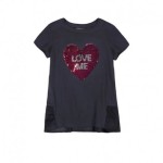 Koszulka Boboli z cekinowym sercem dla dziewczynki