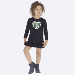 Sukienka Mayoral z sercem dla dziewczynki 