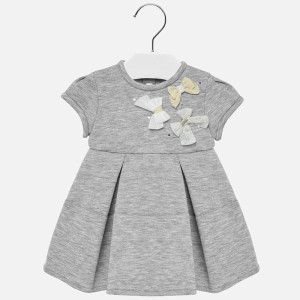 Sukienka Mayoral z kokardkami dla dziewczynki