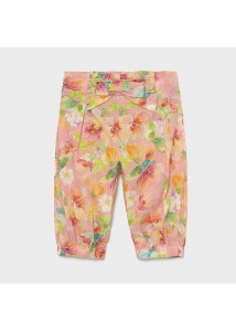 Spodnie  Mayoral 1578 w kwiaty dla dziewczynki 