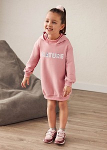 Sukienka Mayoral 4936-27 z kapturem dla dziewczynki   