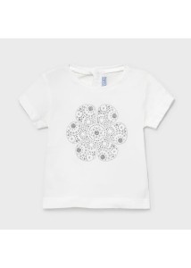 Koszulka Mayoral 105-33 z nadrukiem dla dziewczynki   