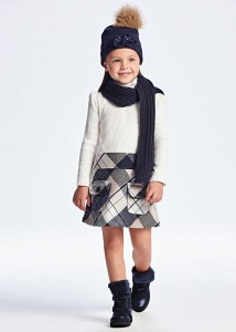 Sukienka Mayoral 4913-79 łączona dla dziewczynki    