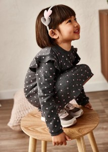 Sukienka Mayoral 4938-39 w groszki dla dziewczynki   