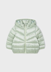 Kurtka pikowana Mayoral 2440-87 z kapturem dla dziewczynki 