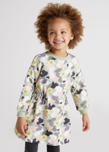Sukienka Mayoral 4974-65 z nadrukiem dla dziewczynki