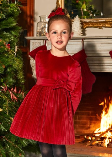 4954-88-sukienka-aksamit-plisowana-dla-dziewczynki-kolor-czerwony-look.JPG
