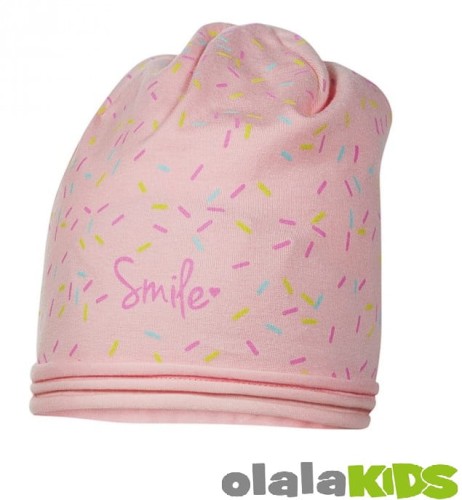 czapka-ritmo-broel-rozowa-z-kolorowymi-kreskami-dla-dziewczynki.jpg