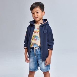 Bermudy Mayoral 3227-67 jeans dla chłopca  