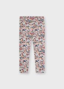 Legginsy Mayoral 4739-53 z nadrukiem dla dziewczynki   