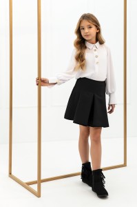 Elegancka spódnica Sly z kontrafałdą dla dziewczynki