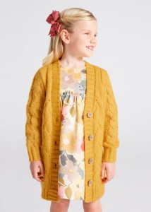 Sweter trykotowy Mayoral 4310-93 rozpinany dla dziewczynki  